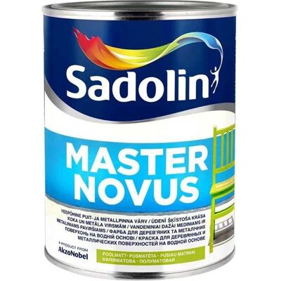 Sadolin, Künstlerfarbe + Bastelfarbe, Paint Master Novus Half-Mat 1l Bw-White (1000 ml) Sadolin, Künstlerfarbe + Bastelfarbe, Paint Master Novus Half-Mat 1l Bw-White (1000 ml)