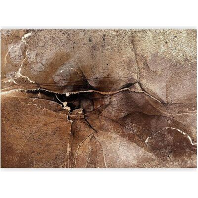 Artgeist, Tapete, Fototapete - Rock abstraction - brown and beige pattern in the style of cracked stone (450 x 315 cm) Artgeist, Tapete, Fototapete - Rock abstraction - brown and beige pattern in the style of cracked stone (450 x 315 cm)