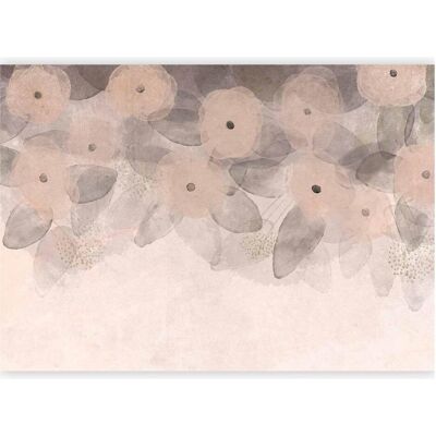 Artgeist, Tapete, Fototapete - Minimalist meadow - patterns on a delicate beige textured background (300 x 210 cm) Artgeist, Tapete, Fototapete - Minimalist meadow - patterns on a delicate beige textured background (300 x 210 cm)