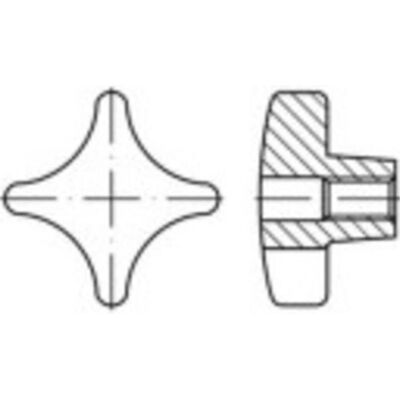 Toolcraft 138246 Kreuzschlitzschrauben - Kreuzgriff - Gusseisen grau Toolcraft 138246 Kreuzschlitzschrauben - Kreuzgriff - Gusseisen grau