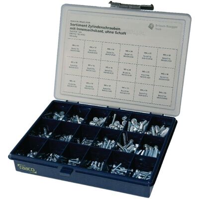BRW, Schrauben, Sortiment Zylinderschrauben (350 Schrauben pro Stück) BRW, Schrauben, Sortiment Zylinderschrauben (350 Schrauben pro Stück)
