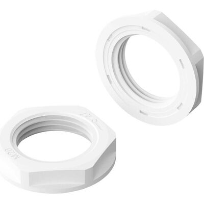 Bopla, Muttern + Unterlegscheiben, 52090316 Gegenmutter M20 x 1.5 Polyamid Weiss 1 St. (M20) Bopla, Muttern + Unterlegscheiben, 52090316 Gegenmutter M20 x 1.5 Polyamid Weiss 1 St. (M20)