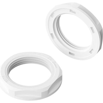 Bopla, Muttern + Unterlegscheiben, 52090319 Gegenmutter M25 x 1.5 M25 x 1.5 Polyamid Weiss 1 St. (M25) Bopla, Muttern + Unterlegscheiben, 52090319 Gegenmutter M25 x 1.5 M25 x 1.5 Polyamid Weiss 1 St. (M25)