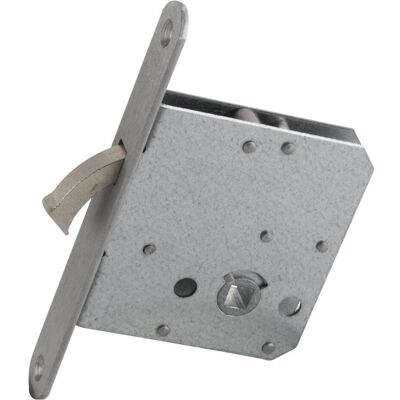 Assa Abloy - Schiebetürschloss - vernickelter Bogenriegel - Lock Assa Abloy - Schiebetürschloss - vernickelter Bogenriegel - Lock