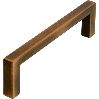 Siro, Möbelgriff, Schubladengriff Macha Möbelgriff B 104 mm, Griff ZN Messing schwarz gebürstet Siro, Möbelgriff, Schubladengriff Macha Möbelgriff B 104 mm, Griff ZN Messing schwarz gebürstet