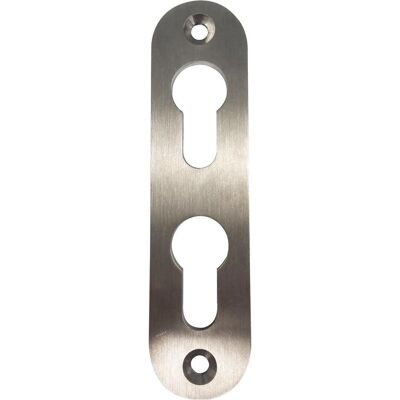 Schösswender - PZ-Rosette oval matt - 2 PZ-Löcher Schösswender - PZ-Rosette oval matt - 2 PZ-Löcher