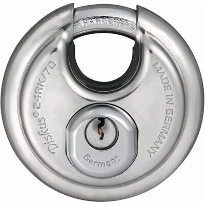 ABUS - Diskus 24/70 B/DFNLI - Edelstahl - 70mm - Padlock ABUS - Diskus 24/70 B/DFNLI - Edelstahl - 70mm - Padlock