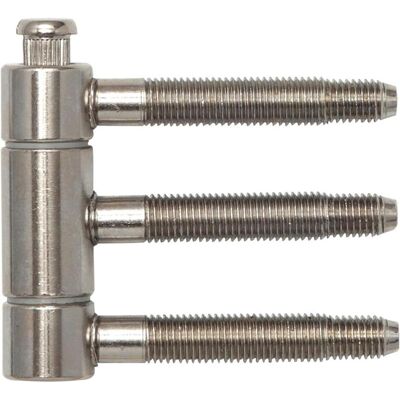 SFS, Türband, Einbohrband (Steckband) 3-teilig, ø 18mm Höhe 61 mm Stahl vernickelt SFS, Türband, Einbohrband (Steckband) 3-teilig, ø 18mm Höhe 61 mm Stahl vernickelt