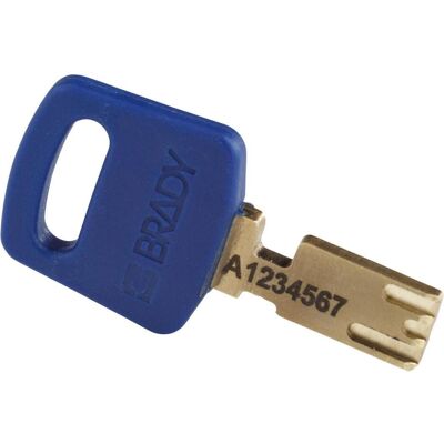 Brady, Vorhängeschloss, Safekey Nylon-Sicherheitsschloss mit Nylonbügel, Blau, 38 mm Bügelhöhe, 6.4 mm Bügeldurchmes Brady, Vorhängeschloss, Safekey Nylon-Sicherheitsschloss mit Nylonbügel, Blau, 38 mm Bügelhöhe, 6.4 mm Bügeldurchmes
