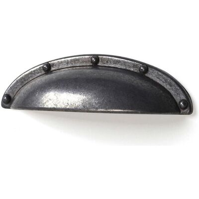 REI, Möbelgriff, Griff 2004 Metall 64 Mm Muschel Abgenutzt 4 Stücke REI, Möbelgriff, Griff 2004 Metall 64 Mm Muschel Abgenutzt 4 Stücke