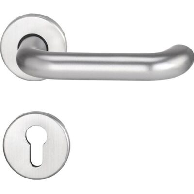 EDI - Türgriff-Set - Edelstahl - Rund - links/rechts - für 38-58mm Türstärke EDI - Türgriff-Set - Edelstahl - Rund - links/rechts - für 38-58mm Türstärke