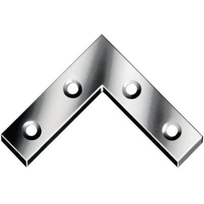 Vormann Winkel 75x75 mm Blau verzinkt - Winkelhalter Vormann Winkel 75x75 mm Blau verzinkt - Winkelhalter