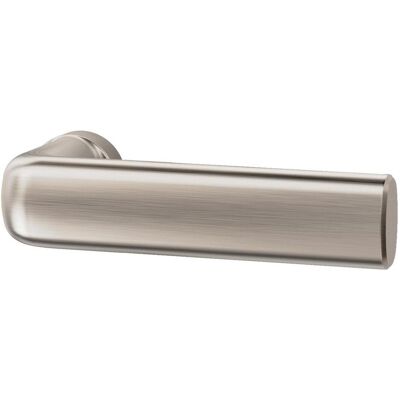 MEGA - 33.601 - Finish: Messing vernickelt matt - Länge 128 mm - Türdrückerpaar MEGA - 33.601 - Finish: Messing vernickelt matt - Länge 128 mm - Türdrückerpaar
