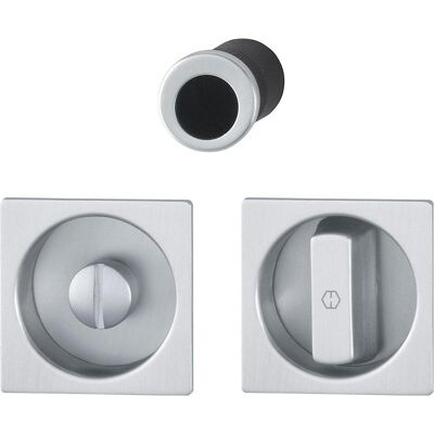 Hoppe - 4921 - Aluminium - Chrom matt - Türgarnitur Hoppe - 4921 - Aluminium - Chrom matt - Türgarnitur