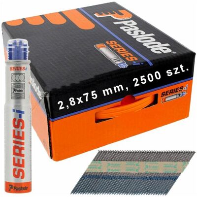 Spit Pack 2500 Nägel 2,8x75 Galv + Gas für IM90i/ci/xi Spit Pack 2500 Nägel 2,8x75 Galv + Gas für IM90i/ci/xi