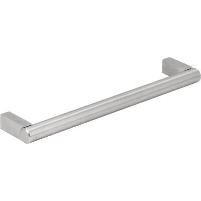 Siro, Möbelgriff, Griff Matar ø 14 mm, LA 192 mm, Breite 204 mm, Edelstahl gebürstet Siro, Möbelgriff, Griff Matar ø 14 mm, LA 192 mm, Breite 204 mm, Edelstahl gebürstet