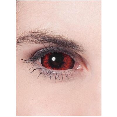 Metamorph, Farbige Linsen, Sclera rot Teufel 6 Monatslinsen für Fasching Hallowee (Rot) Metamorph, Farbige Linsen, Sclera rot Teufel 6 Monatslinsen für Fasching Hallowee (Rot)