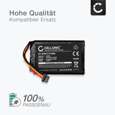 Cellonic, Navigationsgerät Zubehör, Akku für TomTom Go Premium X, 600, 5000, 500 (2013), Professional 6250 Cellonic, Navigationsgerät Zubehör, Akku für TomTom Go Premium X, 600, 5000, 500 (2013), Professional 6250