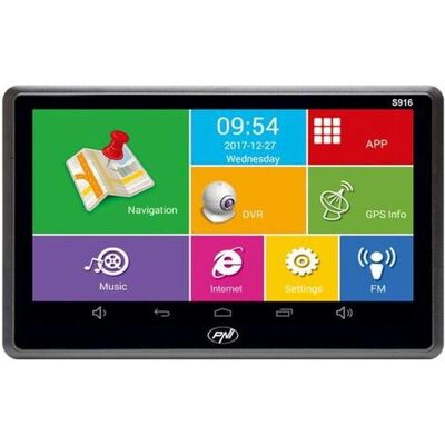 PNI, Navigationsgerät, GPS-Navigationssystem + DVR S916 PRO 7-Zoll-Bildschirm mit Android 6.0, 16 GB Speicher, 1 GB DDR (7") PNI, Navigationsgerät, GPS-Navigationssystem + DVR S916 PRO 7-Zoll-Bildschirm mit Android 6.0, 16 GB Speicher, 1 GB DDR (7")