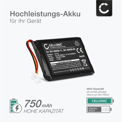 Cellonic, Navigationsgerät Zubehör, Akku für Garmin Camper 770 LMT-D, nüvi 52, 40, 66 LM, 2689LMT, 55, 42 Cellonic, Navigationsgerät Zubehör, Akku für Garmin Camper 770 LMT-D, nüvi 52, 40, 66 LM, 2689LMT, 55, 42