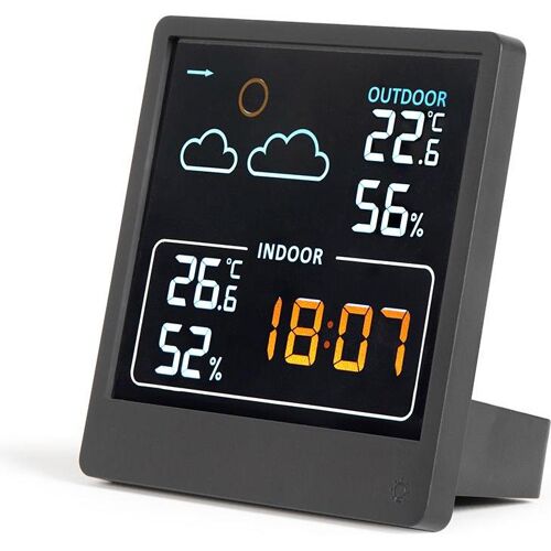 Livoo Wetterstation, Wetterstation, Schwarz