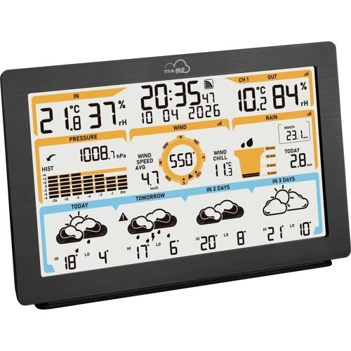 TFA WLAN Funk-Wetterstation.me ID-05, schwarz, Wetterstation, Schwarz