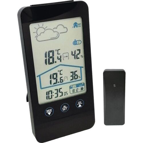 Mebus Funk-Wetterstation, Wetterstation, Schwarz