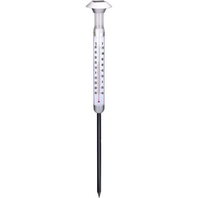 Grundig 2er-Set Solar 2-in-1 Thermometer & Leuchte 6-8h Kaltweiss - Erdspiess & Wand-Licht, Thermometer + Hygrometer, Weiss Grundig 2er-Set Solar 2-in-1 Thermometer & Leuchte 6-8h Kaltweiss - Erdspiess & Wand-Licht, Thermometer + Hygrometer, Weiss