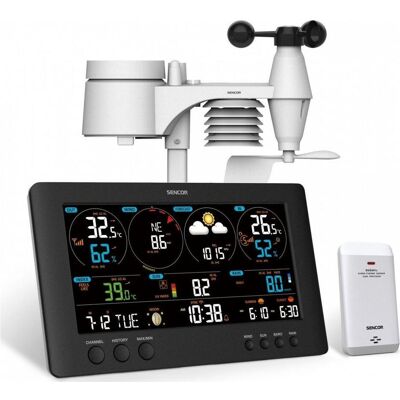 Sencor Meteo SWS 12500, Wetterstation, Weiss Sencor Meteo SWS 12500, Wetterstation, Weiss