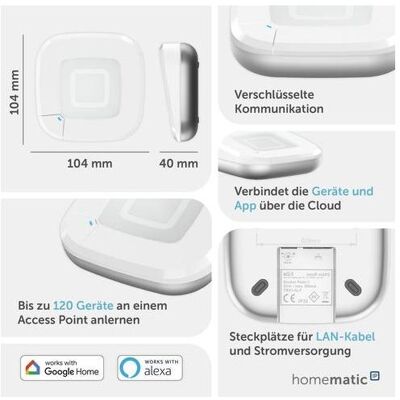 Homematic IP HmIP Set Wetter Plus, 1x HAP2, SWO-PL, Wetterstation Homematic IP HmIP Set Wetter Plus, 1x HAP2, SWO-PL, Wetterstation
