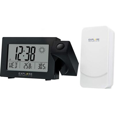 Explore Scientific, Wecker, RPW3008 Digitaler Wecker Schwarz Explore Scientific, Wecker, RPW3008 Digitaler Wecker Schwarz