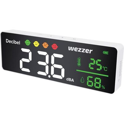 Levenhuk Wezzer Teo TH70 Lärmmessgerät, Thermohygrometer, Thermometer + Hygrometer, Weiss Levenhuk Wezzer Teo TH70 Lärmmessgerät, Thermohygrometer, Thermometer + Hygrometer, Weiss