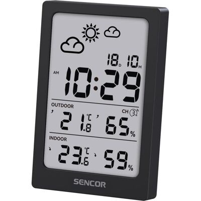 Sencor SWS 2300 B Wetterstation schwarz / LCD / Funksensor, Wetterstation, Schwarz Sencor SWS 2300 B Wetterstation schwarz / LCD / Funksensor, Wetterstation, Schwarz