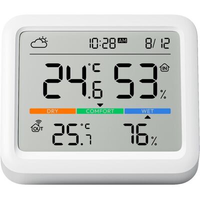 SwitchBot Meter Pro, Thermometer + Hygrometer, Weiss SwitchBot Meter Pro, Thermometer + Hygrometer, Weiss