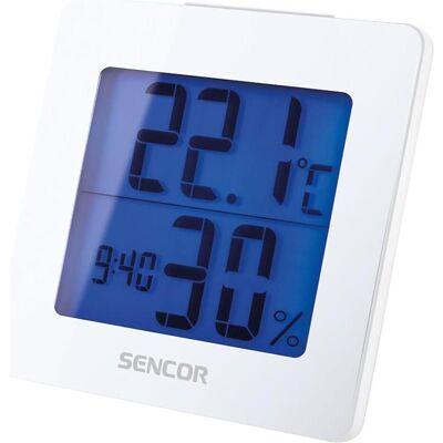 Sencor Wecker-Thermometer SWS 1500B zur Feuchtemessung, Wetterstation, Weiss Sencor Wecker-Thermometer SWS 1500B zur Feuchtemessung, Wetterstation, Weiss
