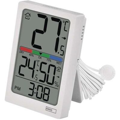 Emos E0558P Digitální teploměr, Thermometer + Hygrometer, Weiss Emos E0558P Digitální teploměr, Thermometer + Hygrometer, Weiss
