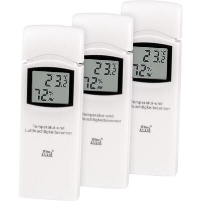 DNT Zusatz-Thermo-/Hygrosensoren-Set, Wetterstation Zubehör, Weiss DNT Zusatz-Thermo-/Hygrosensoren-Set, Wetterstation Zubehör, Weiss