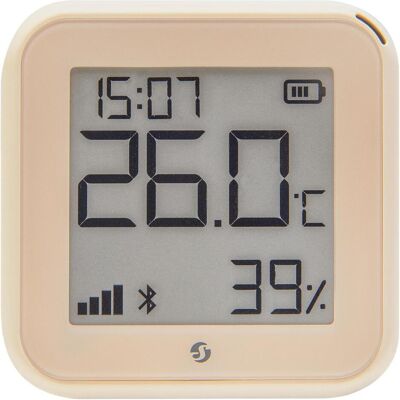 Shelly H&T Gen 3 Mocha, Thermometer + Hygrometer, Weiss, Braun Shelly H&T Gen 3 Mocha, Thermometer + Hygrometer, Weiss, Braun