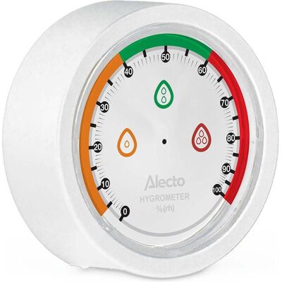 Alecto Thermometer, Thermometer + Hygrometer, Schwarz, Weiss Alecto Thermometer, Thermometer + Hygrometer, Schwarz, Weiss