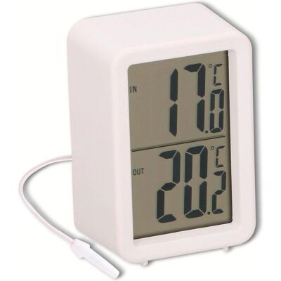 Grundig Thermometer 67x49x94mm AB, Thermometer + Hygrometer, Weiss Grundig Thermometer 67x49x94mm AB, Thermometer + Hygrometer, Weiss