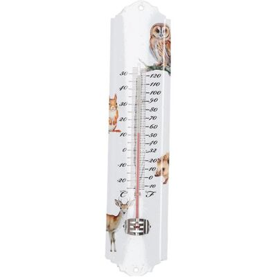 Esschert Design Thermometer Aquarell Waldtiere, Thermometer + Hygrometer, Mehrfarbig Esschert Design Thermometer Aquarell Waldtiere, Thermometer + Hygrometer, Mehrfarbig