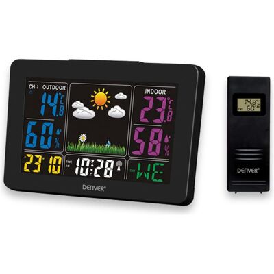 Denver WS-540, Wetterstation, Schwarz Denver WS-540, Wetterstation, Schwarz