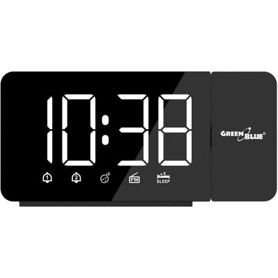 Greenblue, Wecker, Digitaler LED-Radiowecker mit Projektor GB172 Greenblue, Wecker, Digitaler LED-Radiowecker mit Projektor GB172