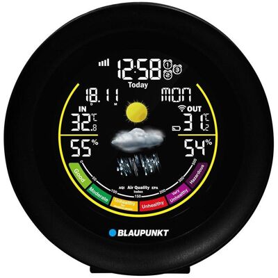 Blaupunkt WS35BK APP, Wetterstation, Schwarz Blaupunkt WS35BK APP, Wetterstation, Schwarz