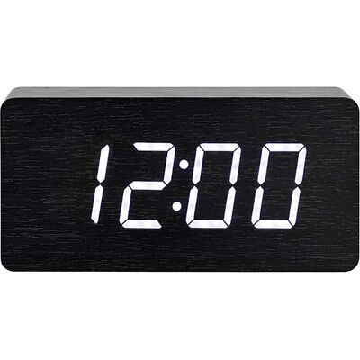 Avizar, Tischuhr, Holzuhr mit klarem LED-Display Avizar, Tischuhr, Holzuhr mit klarem LED-Display