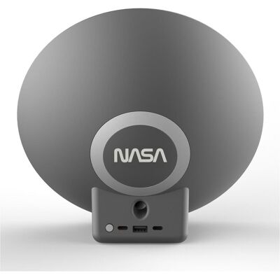Nasa, Wecker, Wecker, BT-Lautsprecher + Qi-Charger mit LED-Licht Nasa, Wecker, Wecker, BT-Lautsprecher + Qi-Charger mit LED-Licht