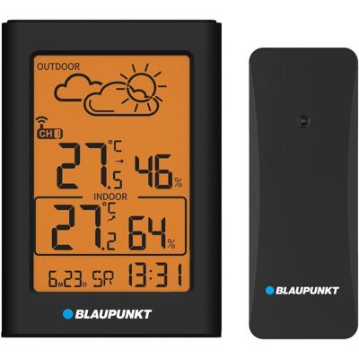 Blaupunkt WS15BK Schwarze Wetterstation - Weather Station Blaupunkt WS15BK Schwarze Wetterstation - Weather Station