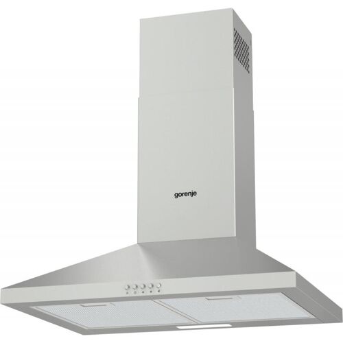 Gorenje Kaminhaube, Dunstabzugshaube, Silber