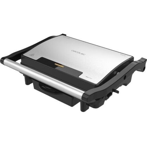 Cecotec Elektrogrill, RockStone-Steinverkleidung, Kontaktgrill, Schwarz