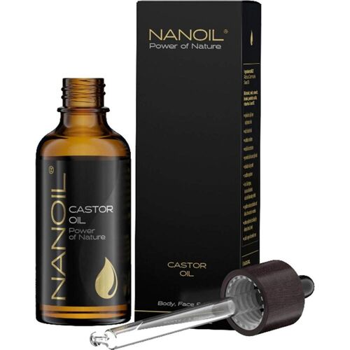 Nanoil, Haaröl + Haarserum, Rizinusöl (50 ml)